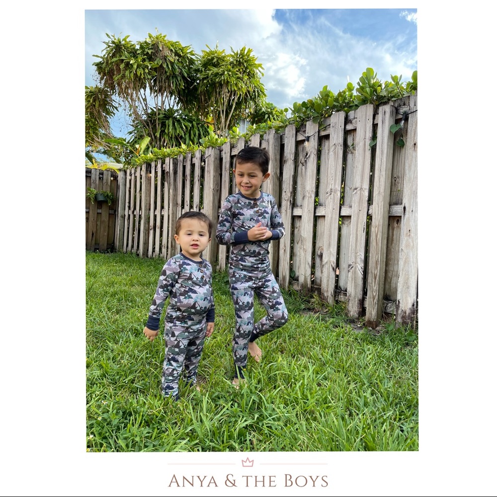 Camouflage Pajama Set for Boys |
